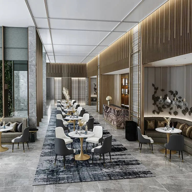 Stylish Round Dining Table with Sintered Stone and Faux Leather for Modern Homes fdfh-2216