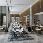 Stylish Round Dining Table with Sintered Stone and Faux Leather for Modern Homes fdfh-2216