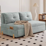 Stylish Solid Wood Corduroy Sofa in Elegant Green - Perfect for Modern Living Rooms fdh-3110