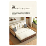 Stylish Solid Wood Sofa with Corduroy Cushions and Rattan Accents - Perfect for Modern Living Rooms fdh-3111