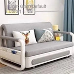 Modern Cotton-Linen Sofa with Solid Wood Frame and PU Leather Accents - Stylish & Functional Living Room Furniture fdh-4760