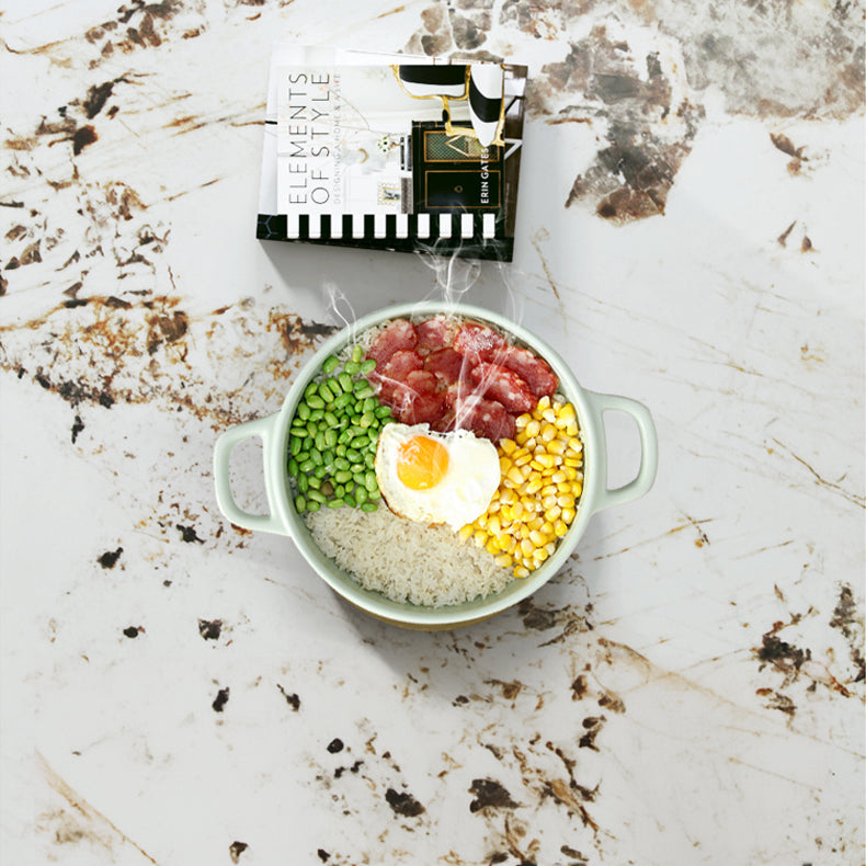 Sleek Sintered Stone & Stainless Steel Tea Table - Modern Design for Elegant Living Spaces fdl-2599