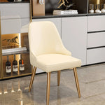 Luxurious Sintered Stone Dining Table with Chic Faux Leather Finish fel-1971