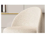 Elegant Solid Wood Accent Stool with Soft Fabric Upholstery fel-1977