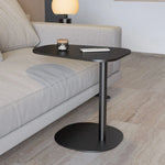 Modern Black Sintered Stone Tea Table - Stylish and Durable Design for Any Space fel-1982