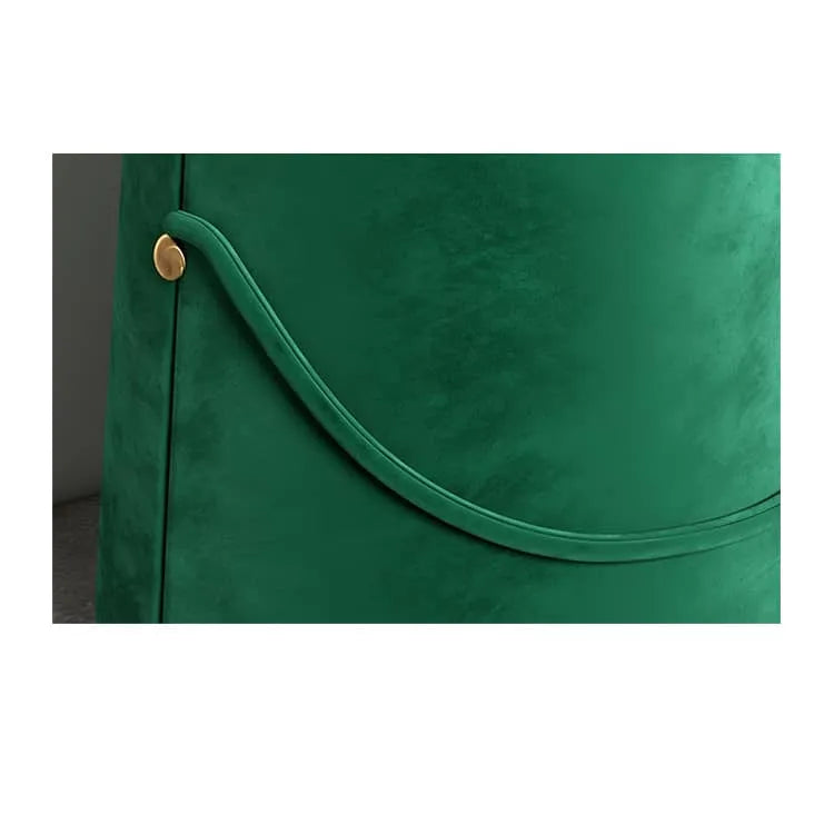 Stylish Cotton Linen Stools with Leather Strap – Perfect for Modern Living Spaces fel-1991