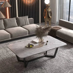 Stylish Sintered Stone Tea Table for Modern Living Rooms fel-1992