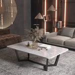 Stylish Sintered Stone Tea Table for Modern Living Rooms fel-1992