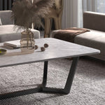 Stylish Sintered Stone Tea Table for Modern Living Rooms fel-1992