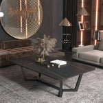 Stylish Sintered Stone Tea Table for Modern Living Rooms fel-1992