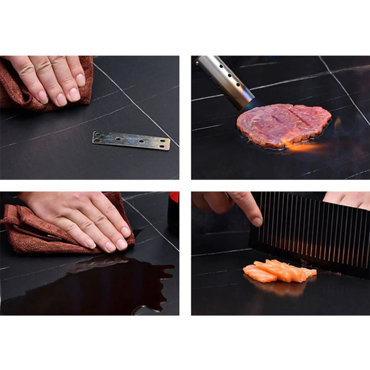 Stylish Sintered Stone Tea Table for Modern Living Rooms fel-1992