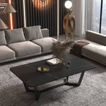 Stylish Sintered Stone Tea Table for Modern Living Rooms fel-1992