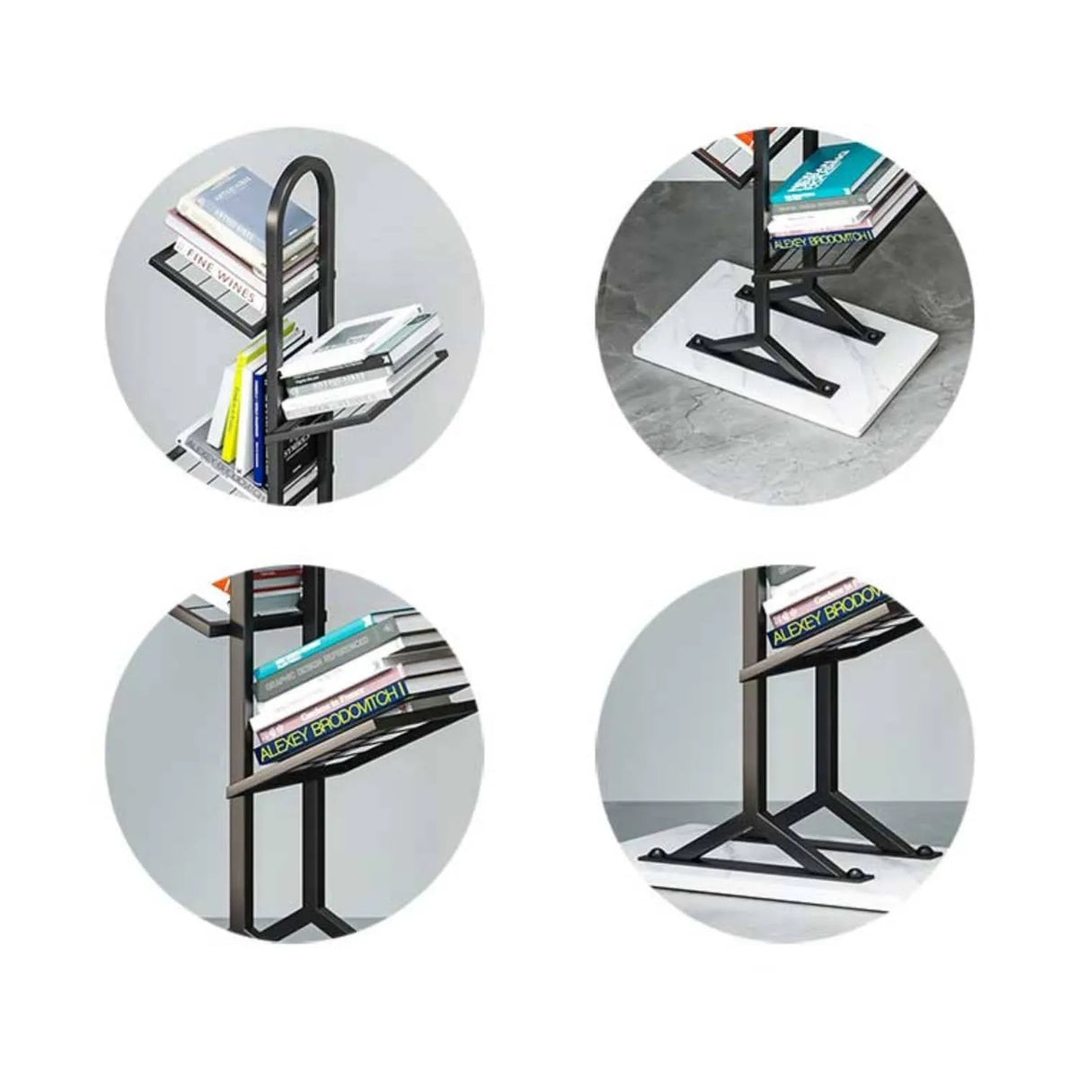 Stylish Marble Storage Rack for Modern Home Decor fel-2004