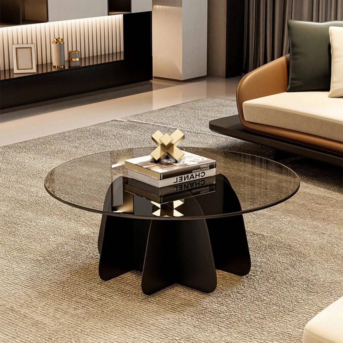 Sleek Glass Tea Table for Modern Living Rooms | Elegant Coffee Table Design fel-2020