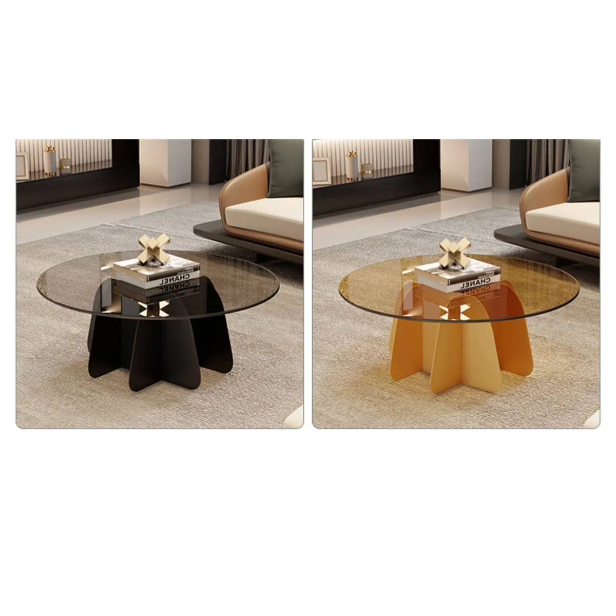 Sleek Glass Tea Table for Modern Living Rooms | Elegant Coffee Table Design fel-2020