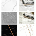 Luxurious Ceramic Sintered Stone Tea Table with Golden Accents - Modern Elegance for Your Living Room fel-2442