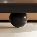 Modern Solid Wood Tea Table with Unique Curved Design - Perfect for Stylish Living Rooms fhj-4491