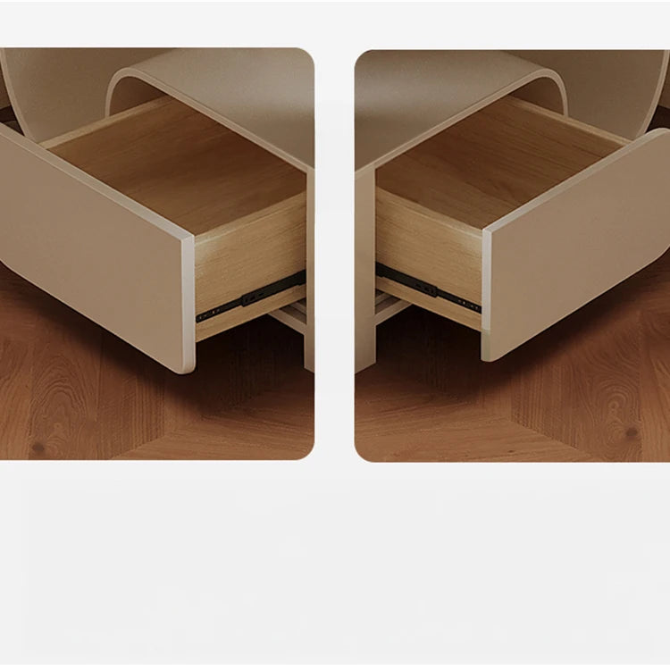 Modern Solid Wood Tea Table with Unique Curved Design - Perfect for Stylish Living Rooms fhj-4491