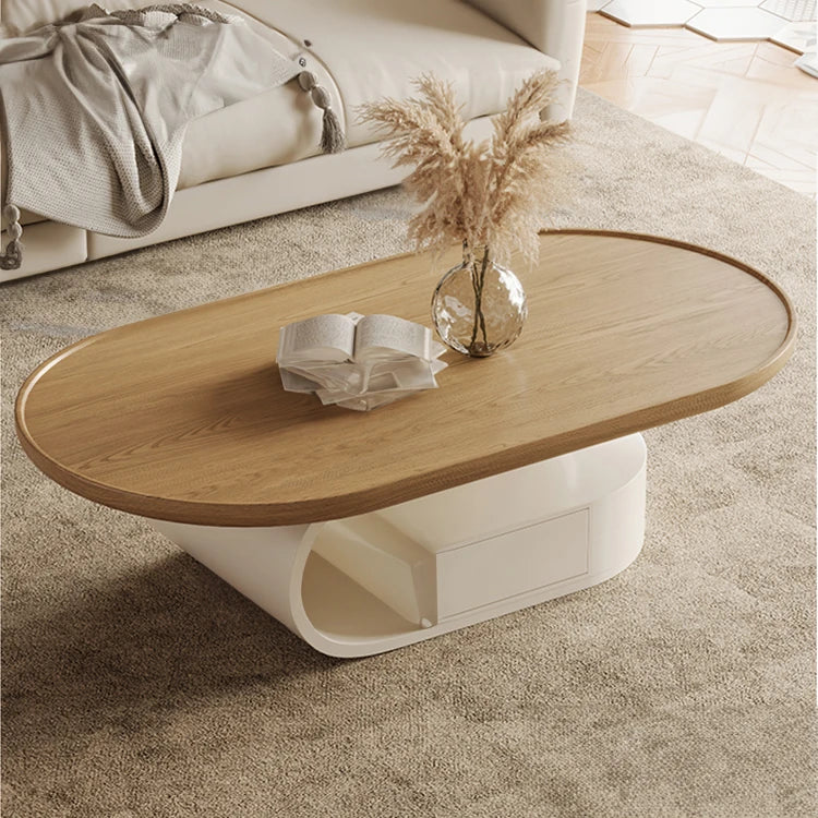 Modern Solid Wood Tea Table with Elegant Design – Perfect for Your Living Room Decor fhj-4493