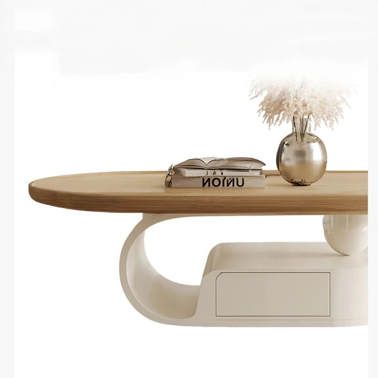 Modern Solid Wood Tea Table with Elegant Design – Perfect for Your Living Room Decor fhj-4493