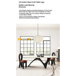 Elegant Ceramic Sintered Stone Multi-layer Dining Table - Modern Design for Stylish Homes fhmj-5027