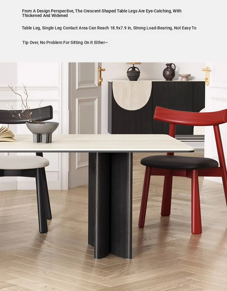 Stylish Ash Wood Chair with Synthetic Leather Seat – Perfect for Modern Dining Rooms and Home Decor fhmj-5030-ch