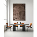 Elegant Ceramic Sintered Stone Dining Table with Multi-Layer Board and Acrylic Finish - Modern Design for Stylish Interiors fhmj-5031