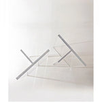 Elegant Ceramic Sintered Stone Dining Table with Multi-Layer Board and Acrylic Finish - Modern Design for Stylish Interiors fhmj-5031