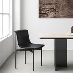 Elegant Ceramic Sintered Stone Dining Table with Multi-Layer Board and Acrylic Finish - Modern Design for Stylish Interiors fhmj-5031