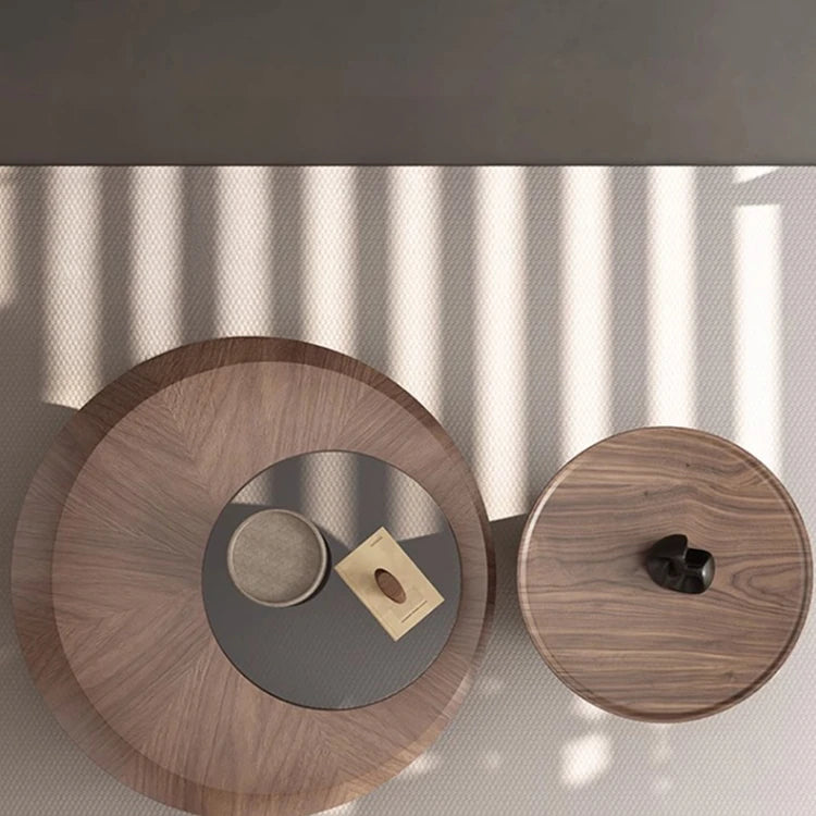 Stylish Coffee Table Set with Elegant Density Board and Tempered Glass – Modern Living Room Furniture fhmj-5041