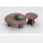 Stylish Coffee Table Set with Elegant Density Board and Tempered Glass – Modern Living Room Furniture fhmj-5041
