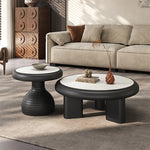Modern Ceramic Sintered Stone Tea Table Set for Stylish Living Rooms - Elegant Design & Functional Use fhmj-5042