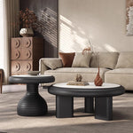 Modern Ceramic Sintered Stone Tea Table Set for Stylish Living Rooms - Elegant Design & Functional Use fhmj-5042