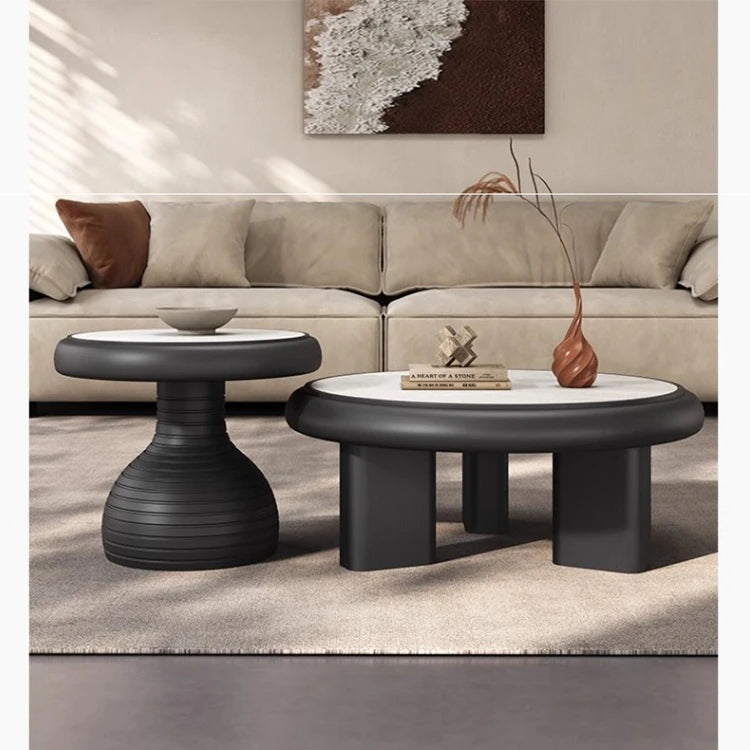 Modern Ceramic Sintered Stone Tea Table Set for Stylish Living Rooms - Elegant Design & Functional Use fhmj-5042