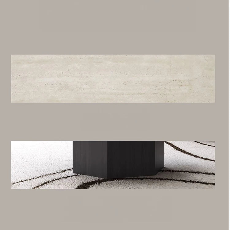 Modern Multi-Layer Board and Ceramic Sintered Stone Coffee Table – Stylish Round Tea Table for Chic Living Rooms fhmj-5045