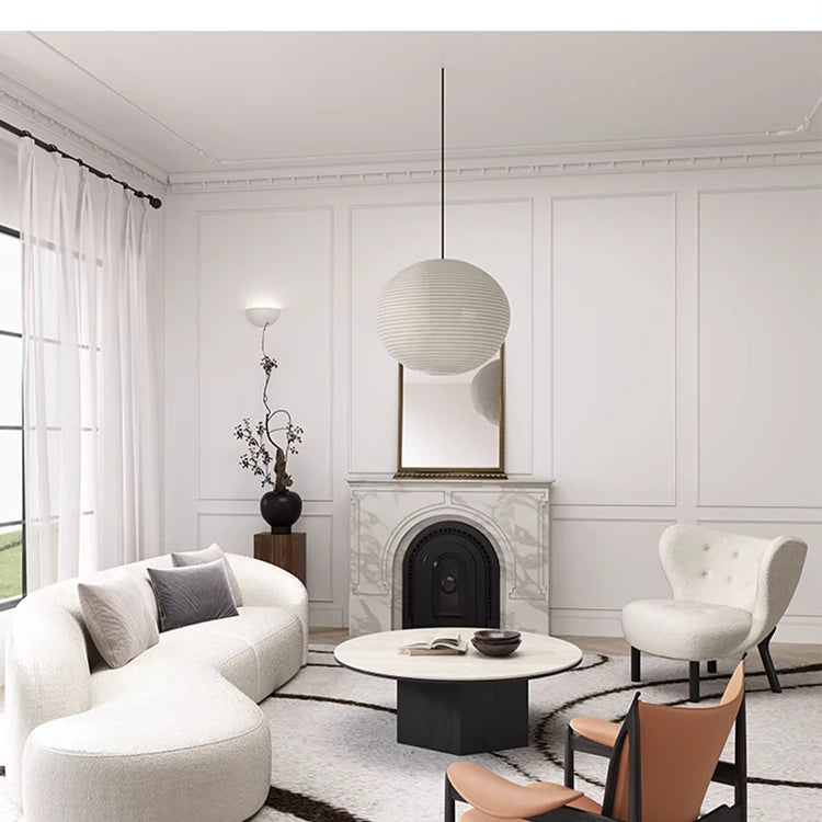 Modern Multi-Layer Board and Ceramic Sintered Stone Coffee Table – Stylish Round Tea Table for Chic Living Rooms fhmj-5045
