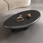 Chic GFRP Tea Table - Modern Oval Design for Stylish Living Rooms and Lounge Spaces fhmj-5046
