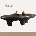 Chic GFRP Tea Table - Modern Oval Design for Stylish Living Rooms and Lounge Spaces fhmj-5046