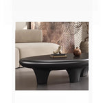 Chic GFRP Tea Table - Modern Oval Design for Stylish Living Rooms and Lounge Spaces fhmj-5046