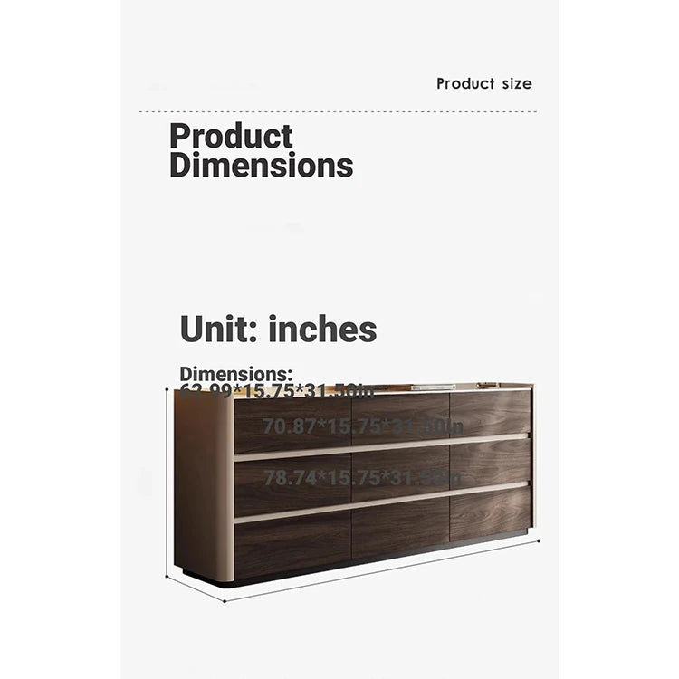 Stylish Sintered Stone & PU Leather Cabinet - Modern Storage Solution for Home Decor fhx-4572