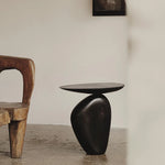 Modern Ash Wood Tea Table - Elegant Minimalist Design for Chic Interiors fif-4508