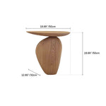 Modern Ash Wood Tea Table - Elegant Minimalist Design for Chic Interiors fif-4508