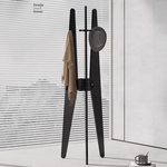 Elegant Acrylic Coat Hanger - Modern Design Clothes Stand for Stylish Homes fif-4524