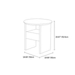 Stylish Multi-layer Board Bedside Cupboard with Open Storage Shelves - Perfect for Modern Bedrooms fif-4525