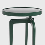 Compact Solid Wood and Tempered Glass Tea Table - Elegant Modern Design fif-4526