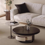 Stylish Pine Sintered Stone Coffee Table with Modern Design - Perfect for Living Room Decor fjd-4682