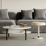 Stylish Marble and Pine Coffee Table - Modern Density Board Design for Chic Living Spaces fjd-4685