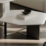 Stylish Density Board Stone Coffee Table for Modern Living Room Decor – Elegant Minimalist Design fjd-4686