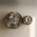 Stylish Stone Density Board Coffee Table - Modern Round Design for Your Living Room fjd-4690
