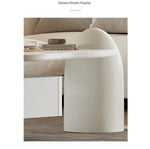 Sleek Modern Sintered Stone Pine Coffee Table with Unique Design and Storage Solutions for Contemporary Living Spaces fjd-4695